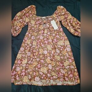 NWT Lush Floral Dress